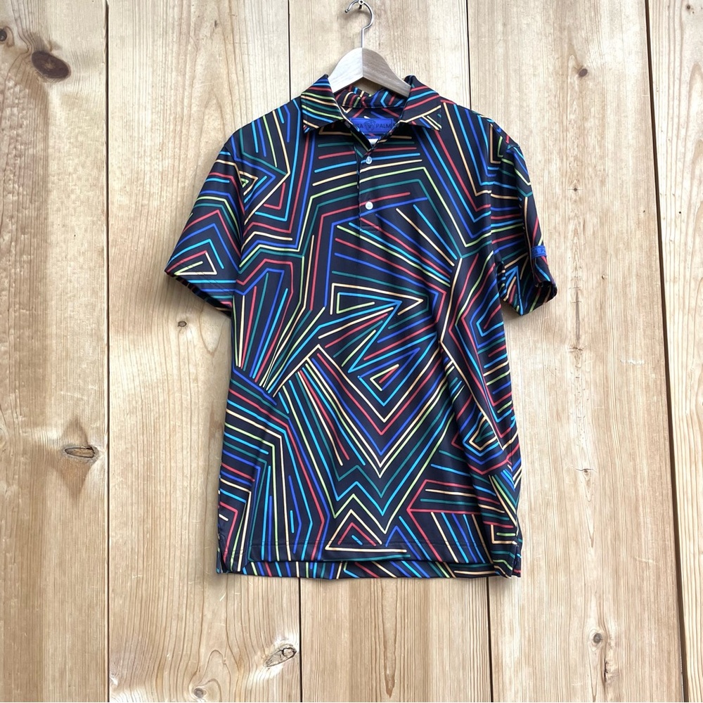 USA Palm Velocity Polo Shirt Sz Medium